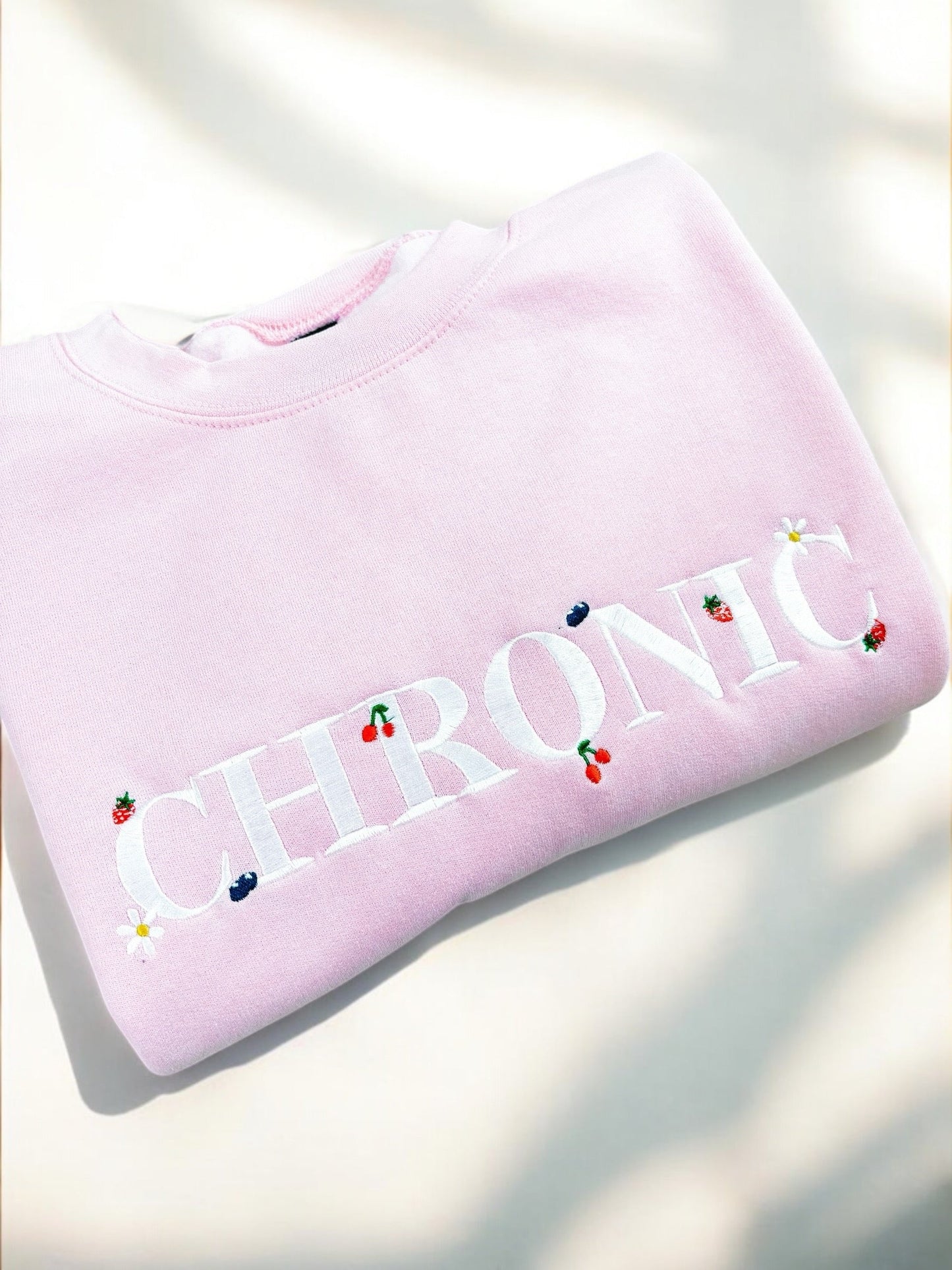 Chronic embroidered crewneck sweatshirt