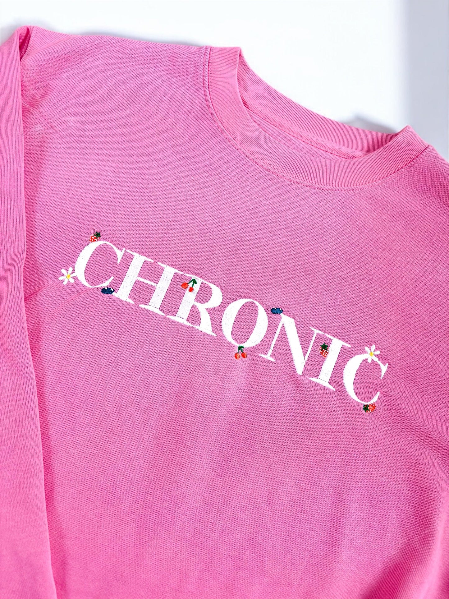 Chronic embroidered crewneck sweatshirt