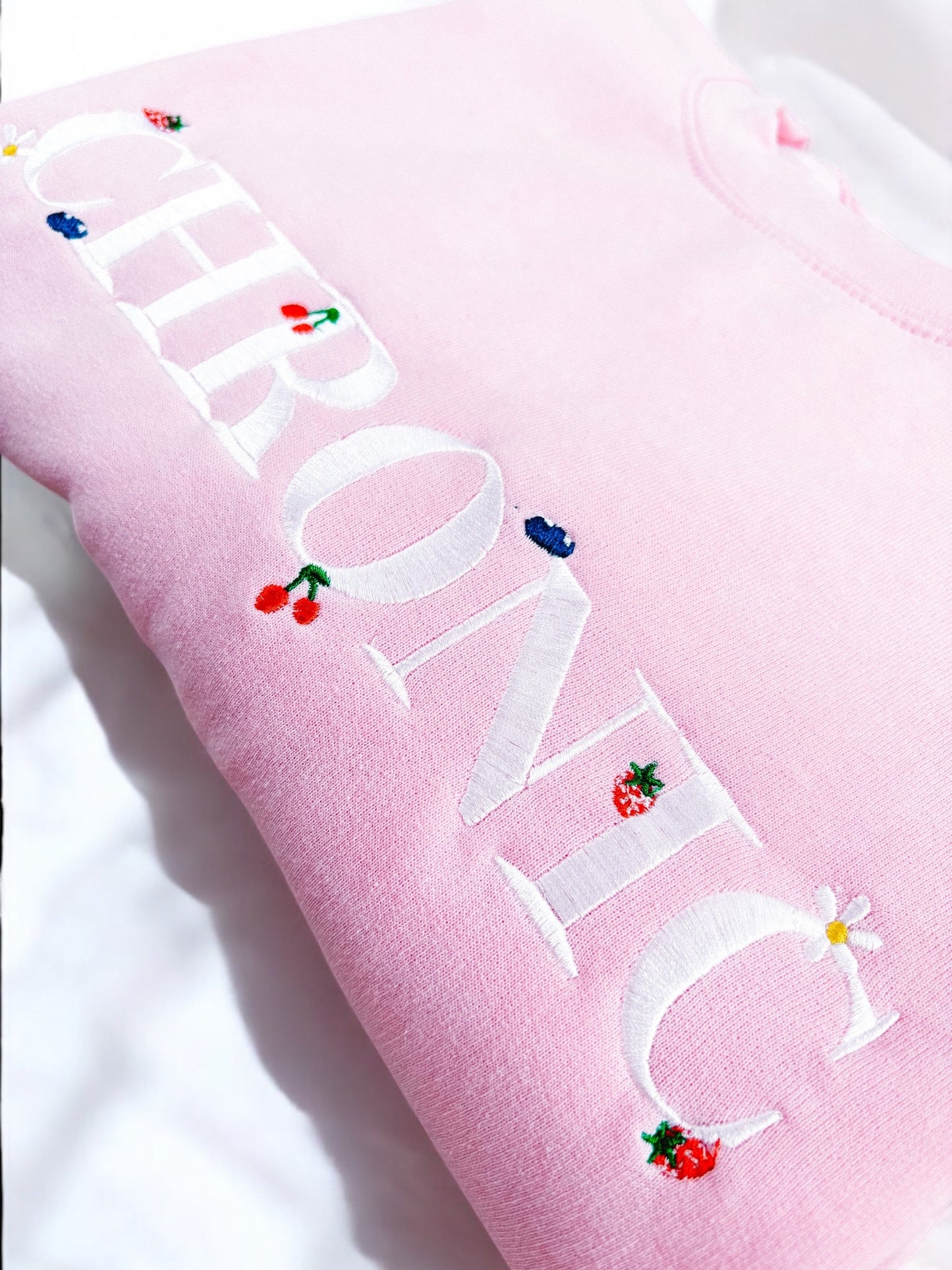 Chronic embroidered crewneck sweatshirt