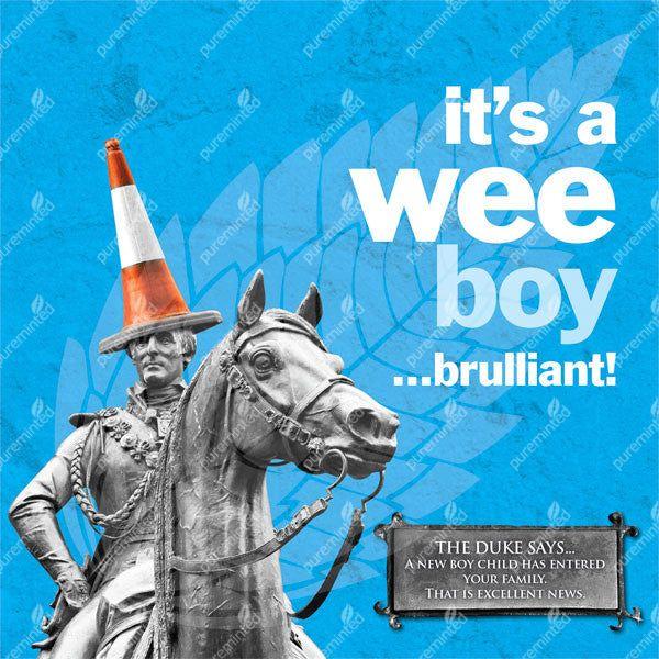 Duke It's a Wee Boy ...Brulliant!