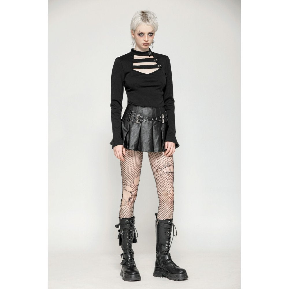 Dark in Love Zyla Edgy Minimalist Multi-Way Top
