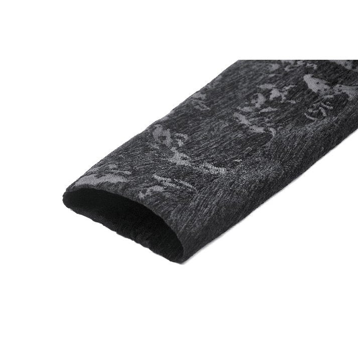 Dark in Love Arwen Black Brocade Jacket
