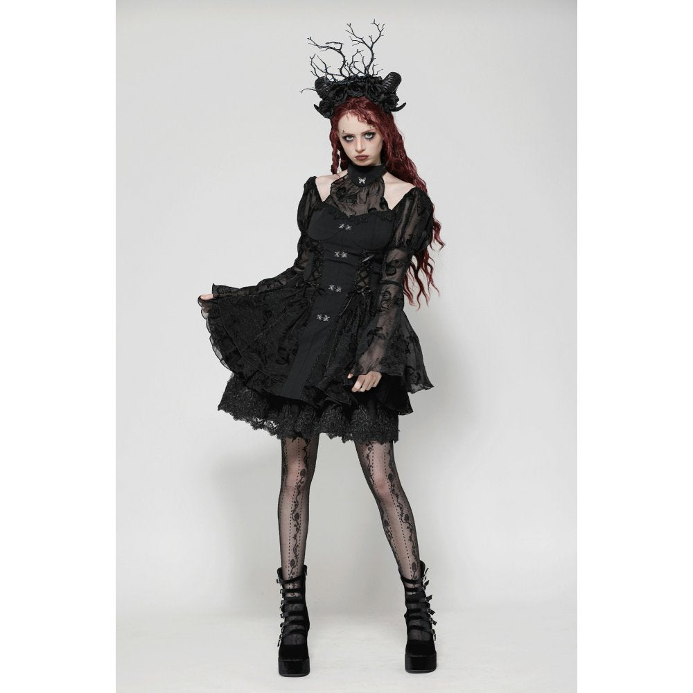 Dark in Love Blanche Butterfly big sleeves Dress