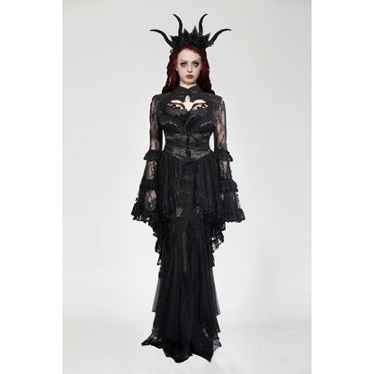 Dark in Love Odessa Gothic Classic Heart-Shaped Hollow-Out Tailcoat