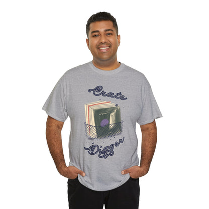 'Crate Digger' Vinyl Records Men's T-Shirt