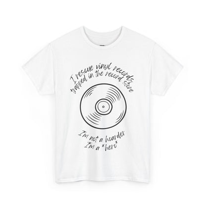 'I'm Not a Hoarder, I'm a Hero' Men's Vinyl T-Shirt
