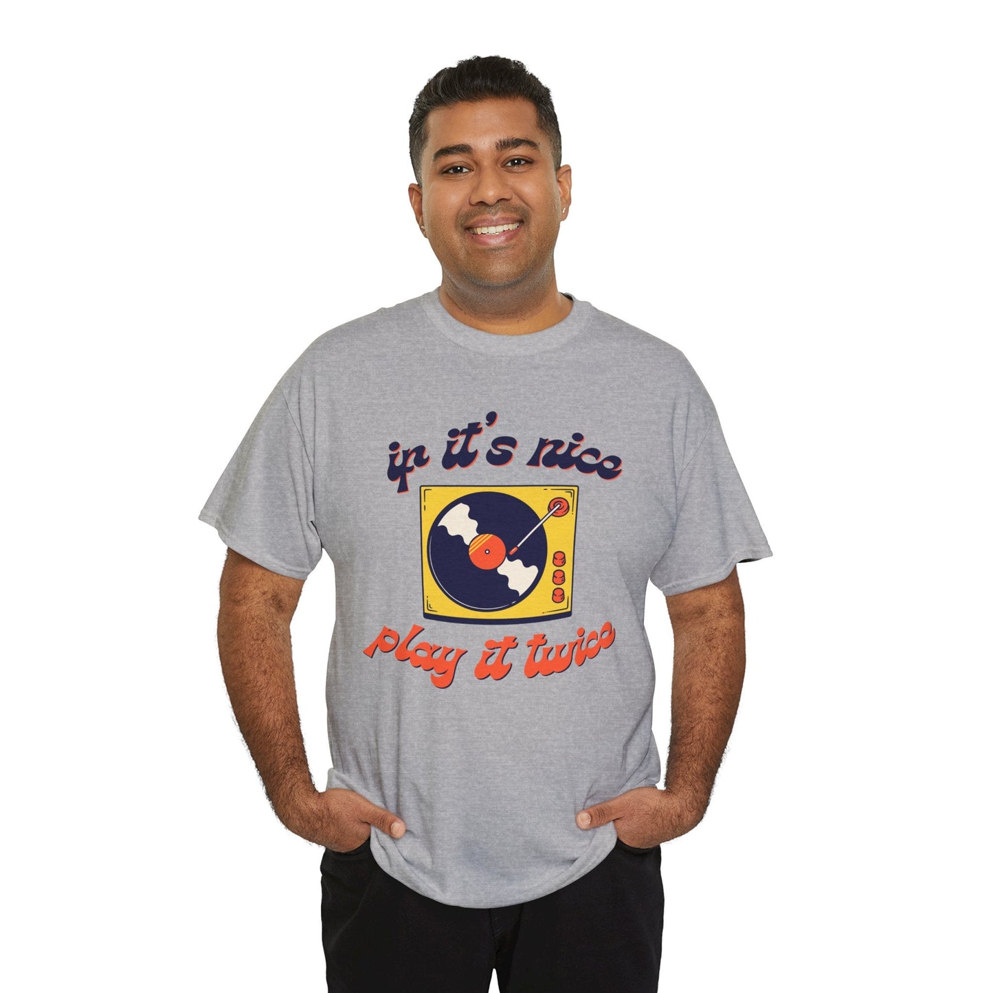 'If It’s Nice, Play It Twice' Vinyl T-Shirt