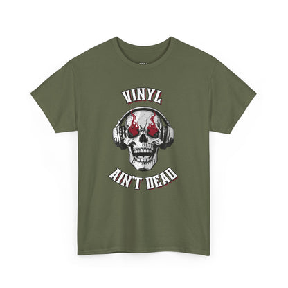 'Vinyl Ain't Dead' Skull Men's T-Shirt