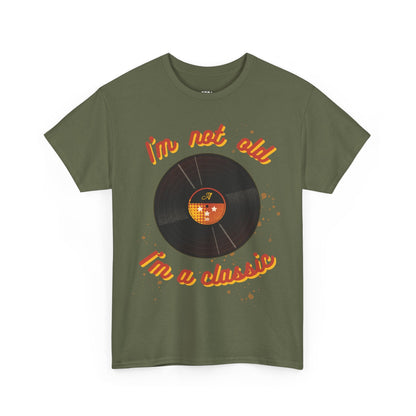 'I'm Not Old, I'm a Classic' Men's Vinyl Record T-Shirt