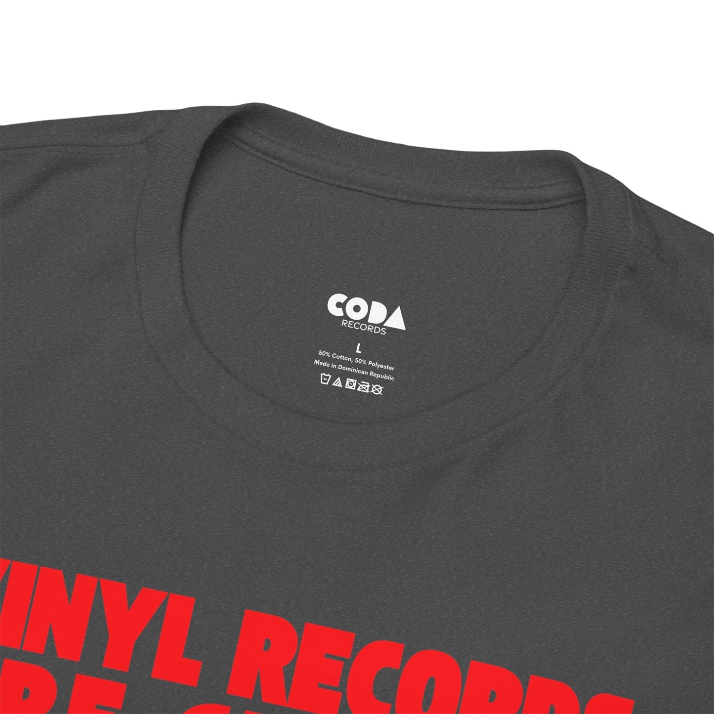 'Vinyl Records Are Groovy' Bold T-Shirt