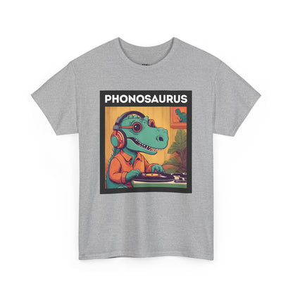 'Phonosaurus' Men's Vinyl T-Shirt