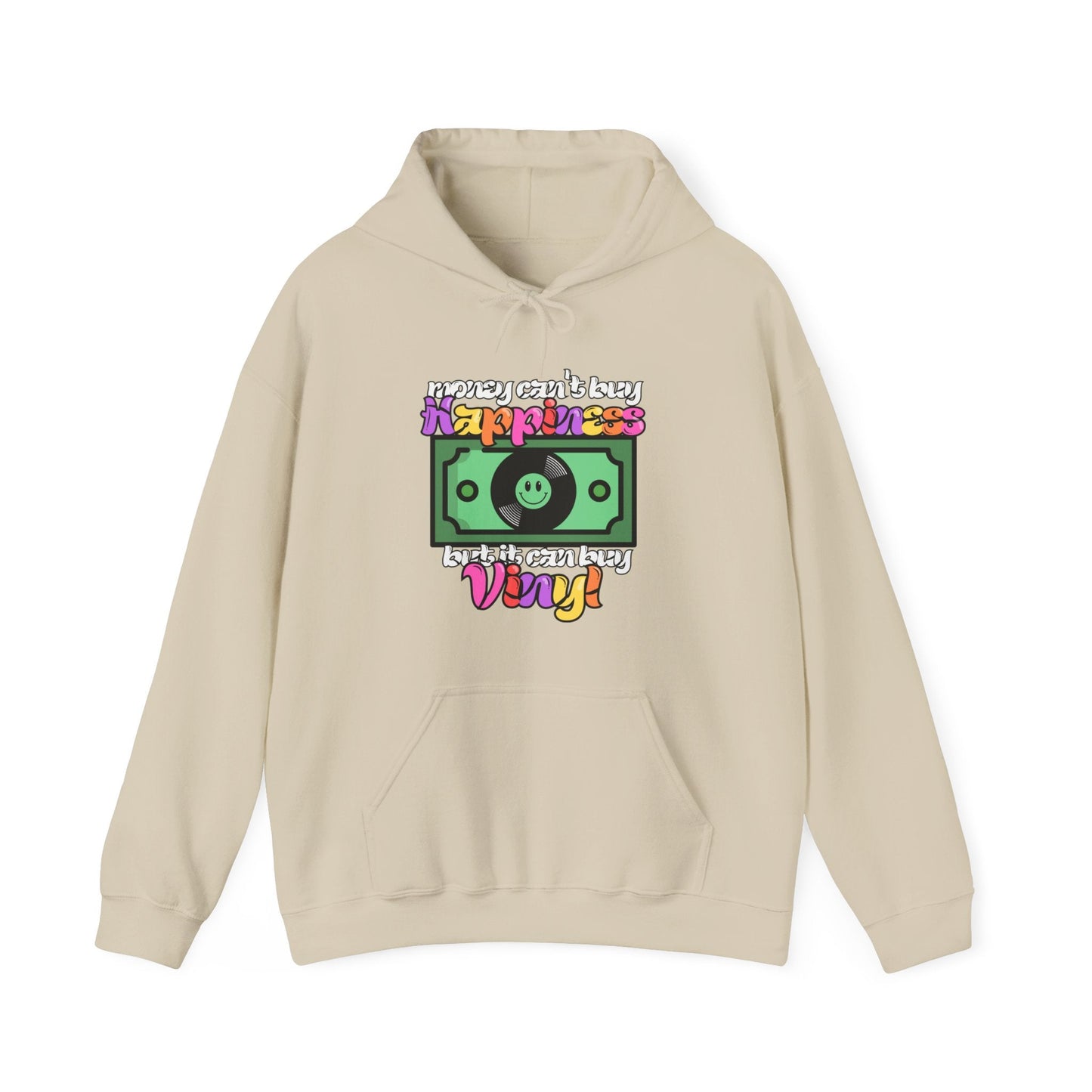 'Money Can't Buy Happiness, But It Can Buy Vinyl' Men's Hoodie