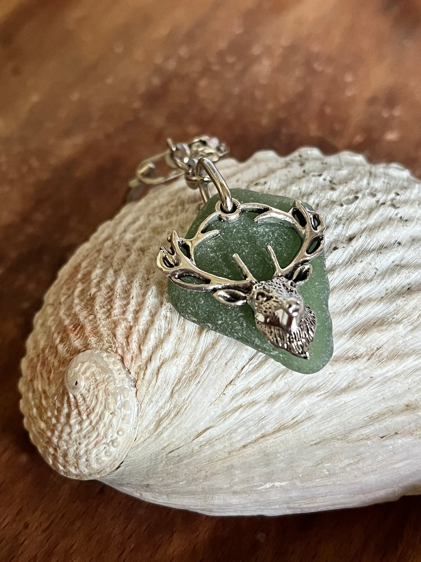 Stag Seaglass Keyrings