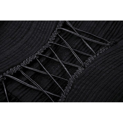 Dark in Love Harlow Dark Enchantress Gothic Lace Maxi Dress