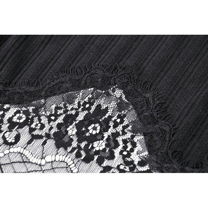 Dark in Love Eliza Gothic Black Sexy Camisole