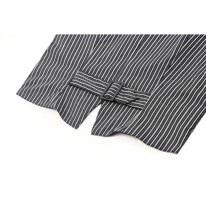 Dark in Love Gwyneth Dark Striped Corporate Goth Vest