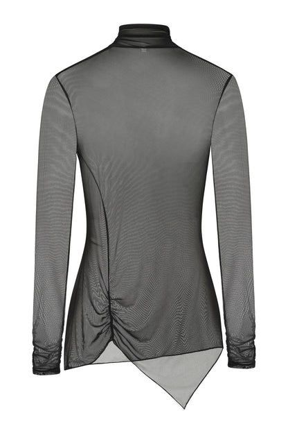 Necessary Evil Minerva Mesh Long Sleeve Top
