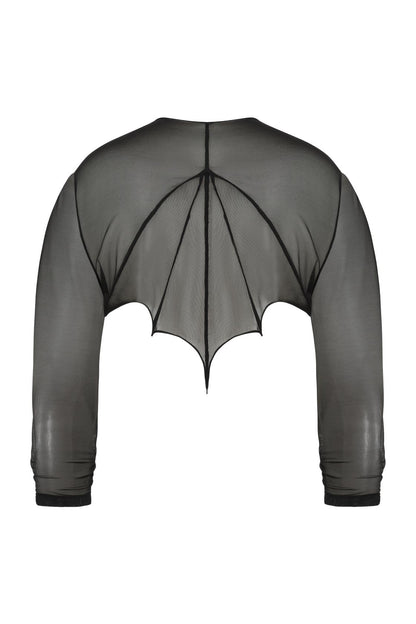 Necessary Evil Cybele Mesh Bat Wing Effect Bolero