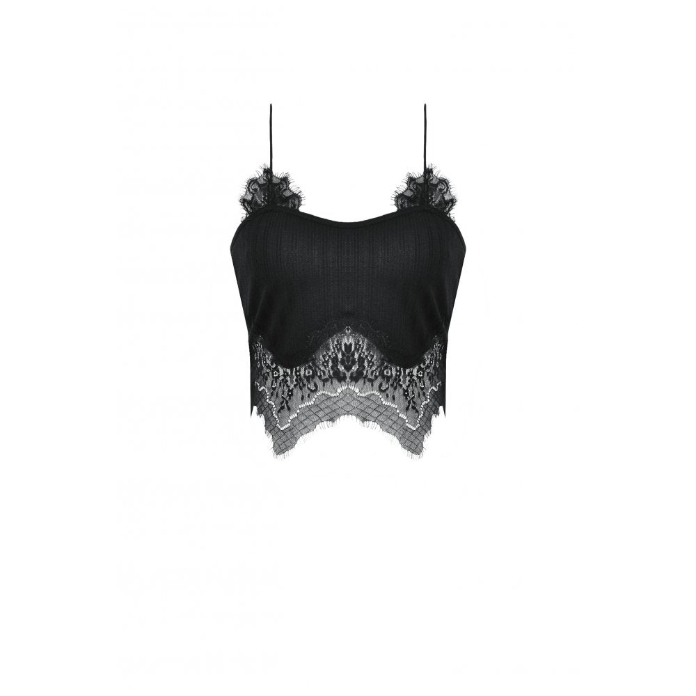 Dark in Love Eliza Gothic Black Sexy Camisole