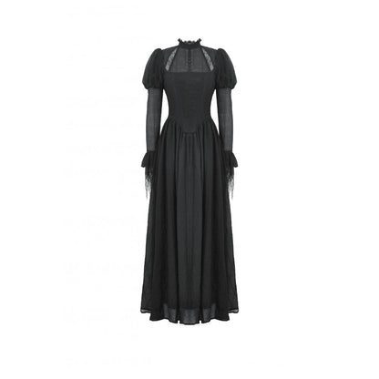 Dark in Love Harlow Dark Enchantress Gothic Lace Maxi Dress