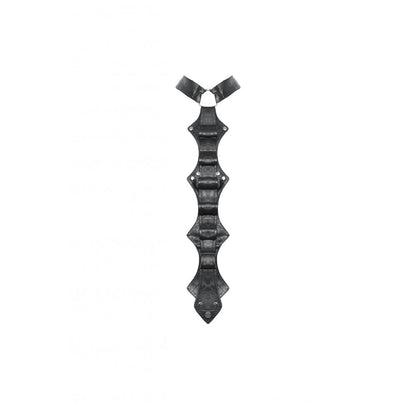 Dark in Love Kaia Skeleton Punk Leather Bow Tie