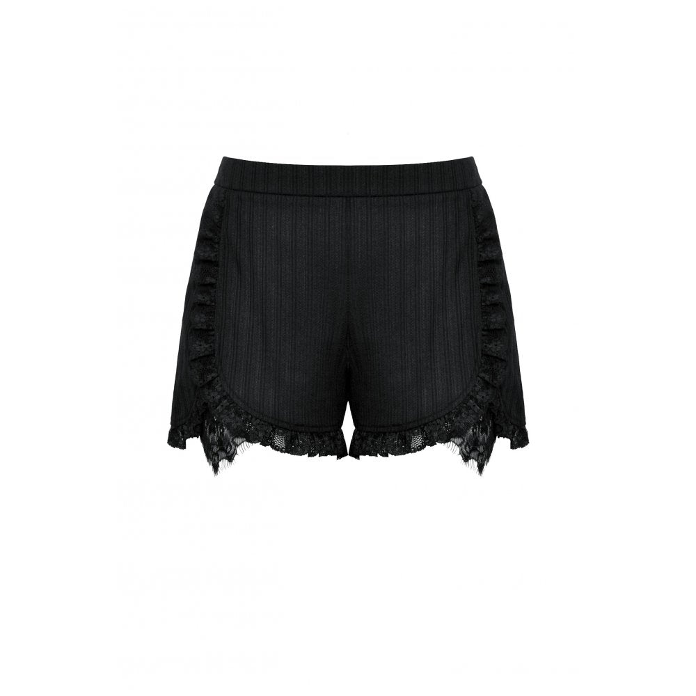 Dark in Love Tatum Black Gothic Base Shorts