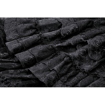 Dark in Love Cressida Gothic Princess Layered Cake Skirt
