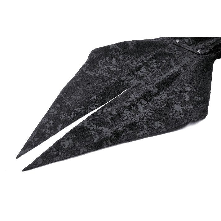 Dark in Love Talisa Gothic Vintage Style Jacquard Tailcoat Jacket - Size UK 16 Left Only!