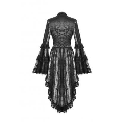 Dark in Love Odessa Gothic Classic Heart-Shaped Hollow-Out Tailcoat