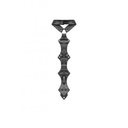 Dark in Love Kaia Skeleton Punk Leather Bow Tie