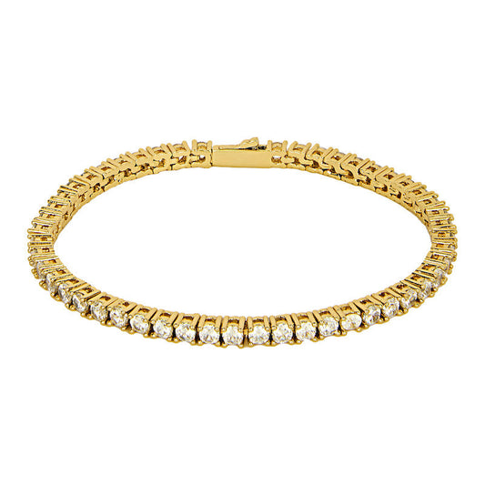 Tennis Bracelet (Gold) 3mm