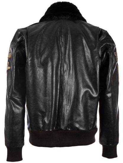 YBOB Men's Air Force Jacket - Black