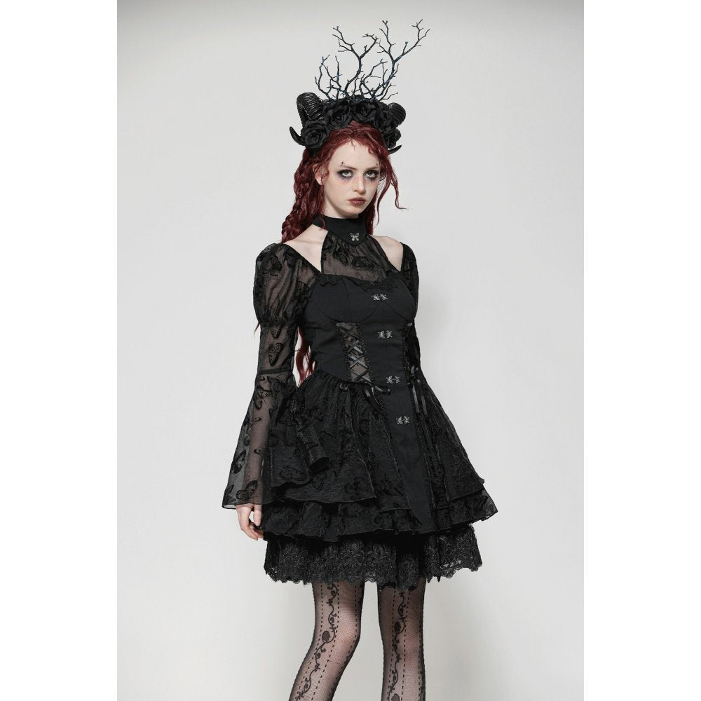 Dark in Love Blanche Butterfly big sleeves Dress
