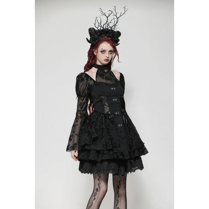 Dark in Love Blanche Butterfly big sleeves Dress