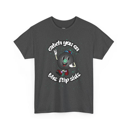 'Catch You On The Flip Side' Men's Vinyl T-Shirt