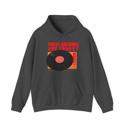 'Vinyl Records Are Groovy' Men's Hoodie