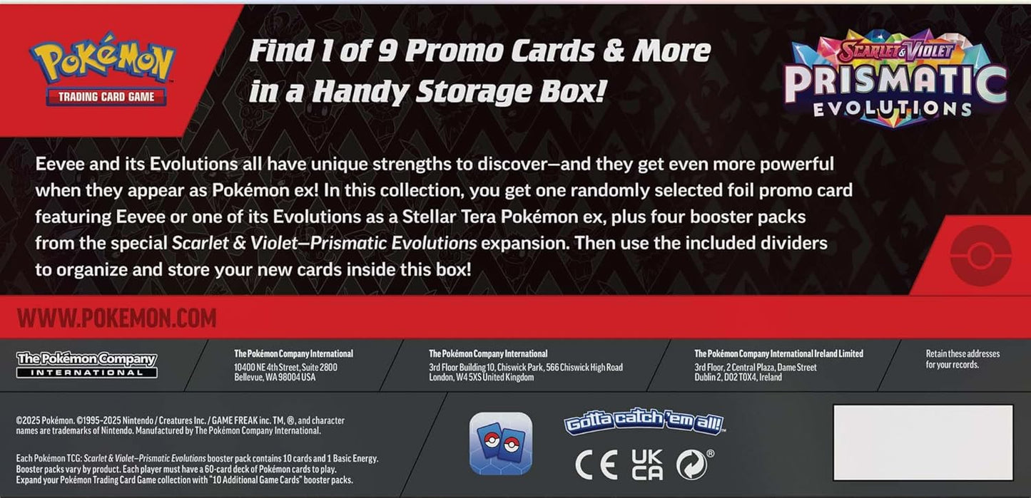 Pokemon TCG: Scarlet & Violet 8.5 - Prismatic Evolutions – Surprise Box Collection