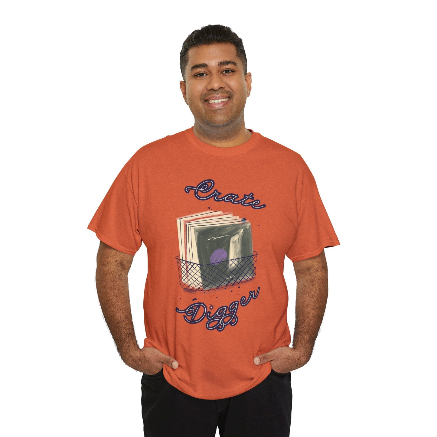 'Crate Digger' Vinyl Records Men's T-Shirt