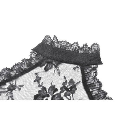Dark in Love Thalassa Floral Lace Draped Arm Sleeves
