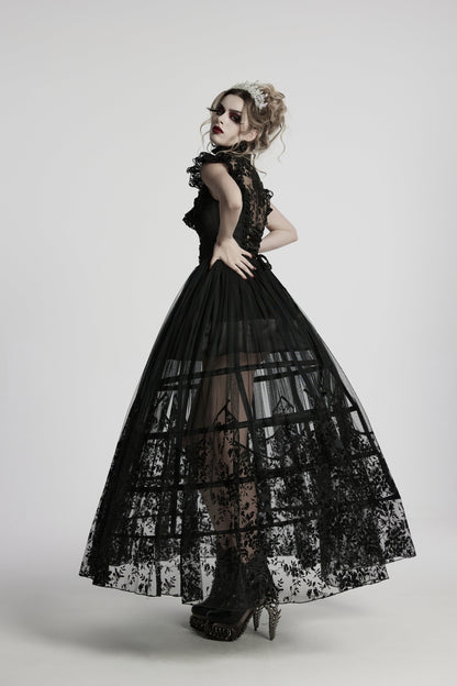 Punk Rave Seraphina Goth Flying Sleeve Dress