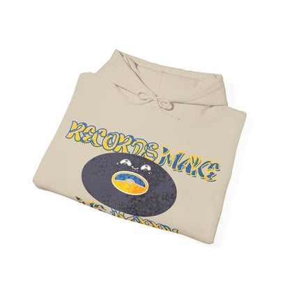 'Records Make Me Happy' Men's Hoodie