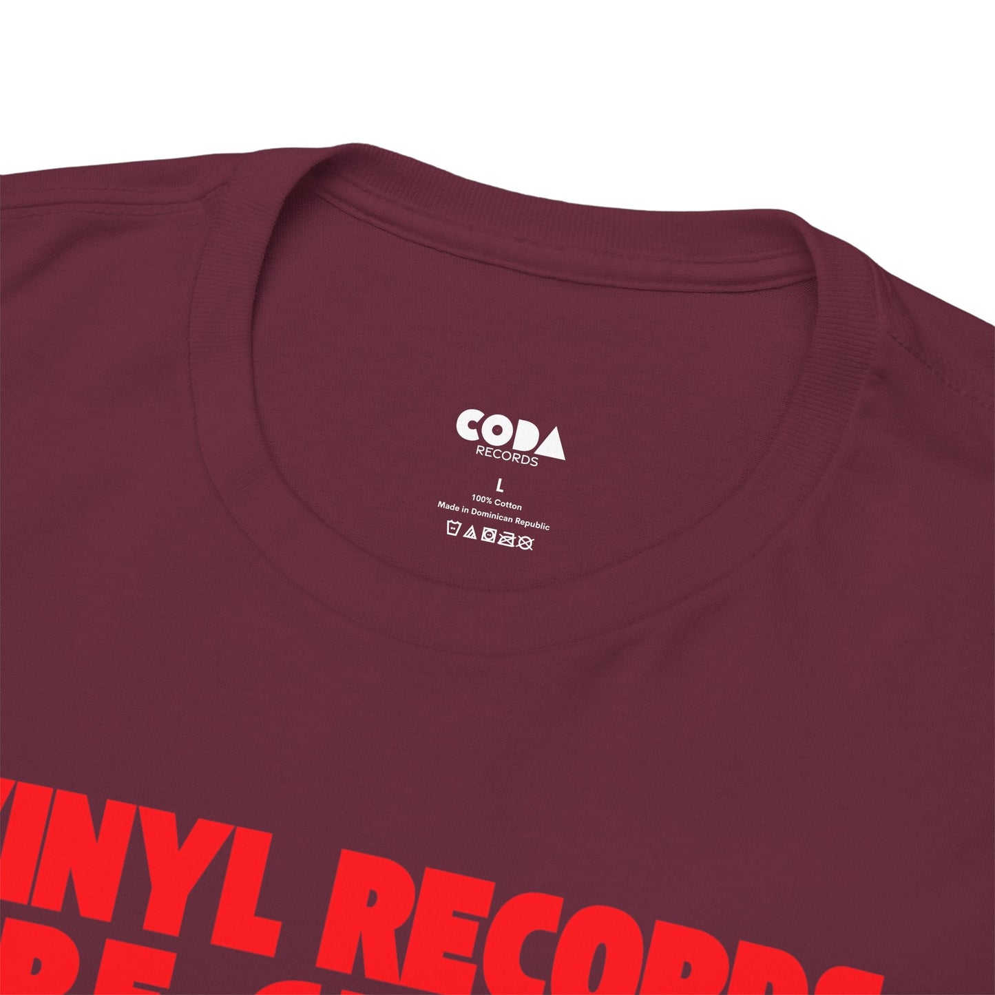 'Vinyl Records Are Groovy' Bold T-Shirt