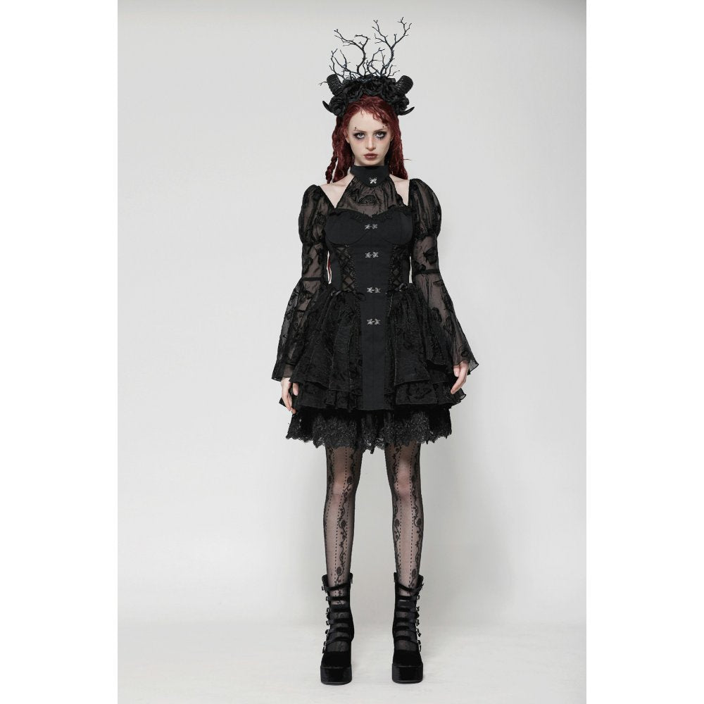 Dark in Love Blanche Butterfly big sleeves Dress