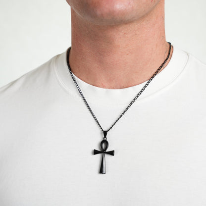 Ankh Pendant  (Black)