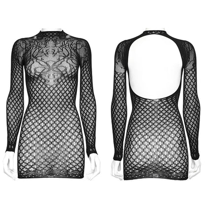 Punk Rave Ansley Fitted Mesh Dress