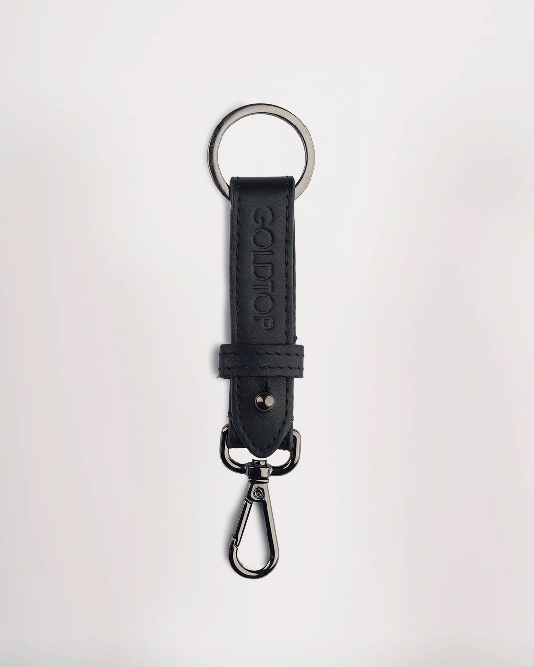Leather Belt Loop Keyring (Slim)