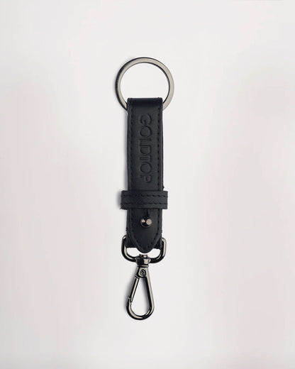 Leather Belt Loop Keyring (Slim)