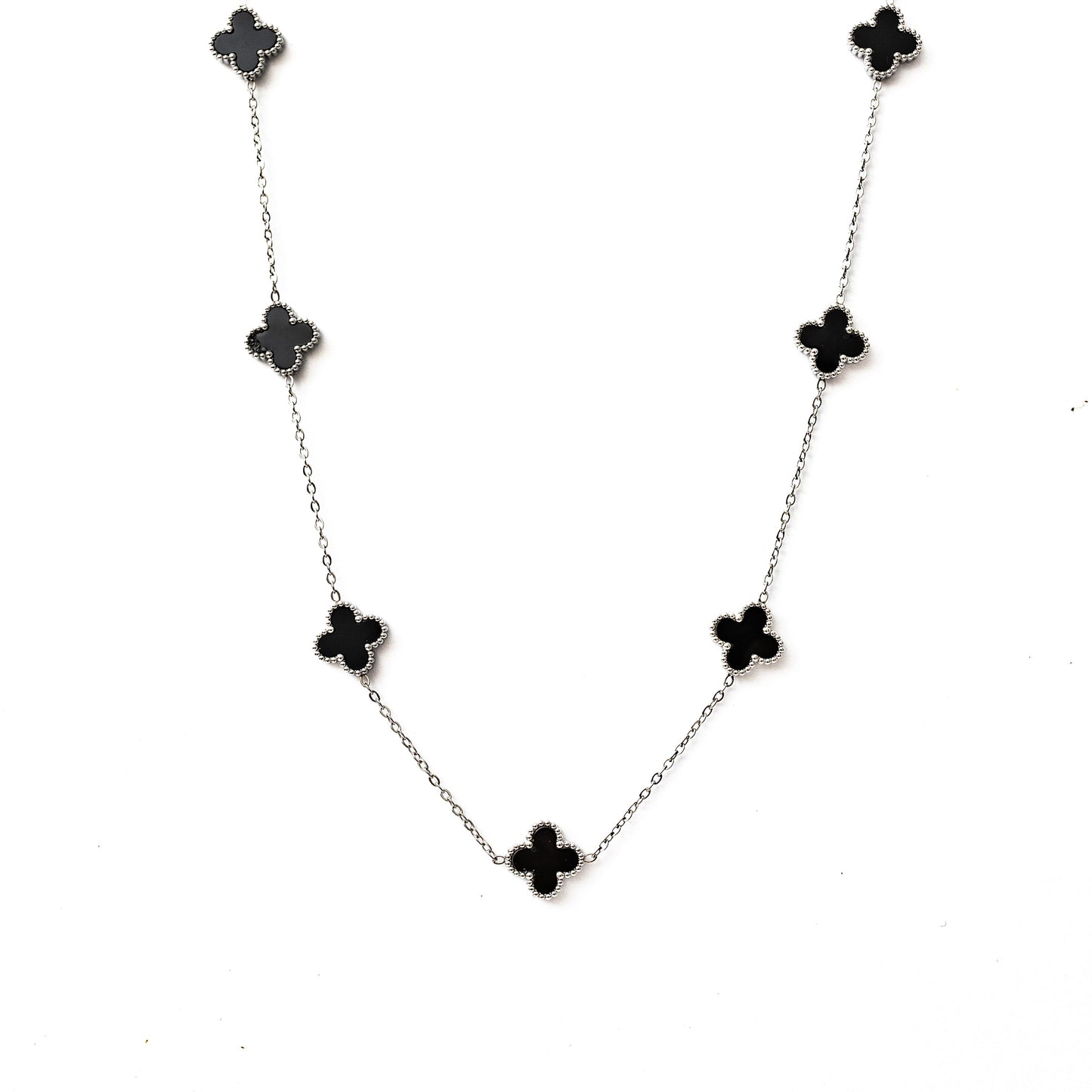 Clover Set (Silver/Black)