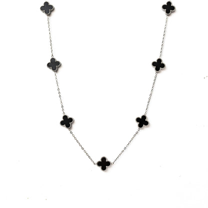 Clover Set (Silver/Black)