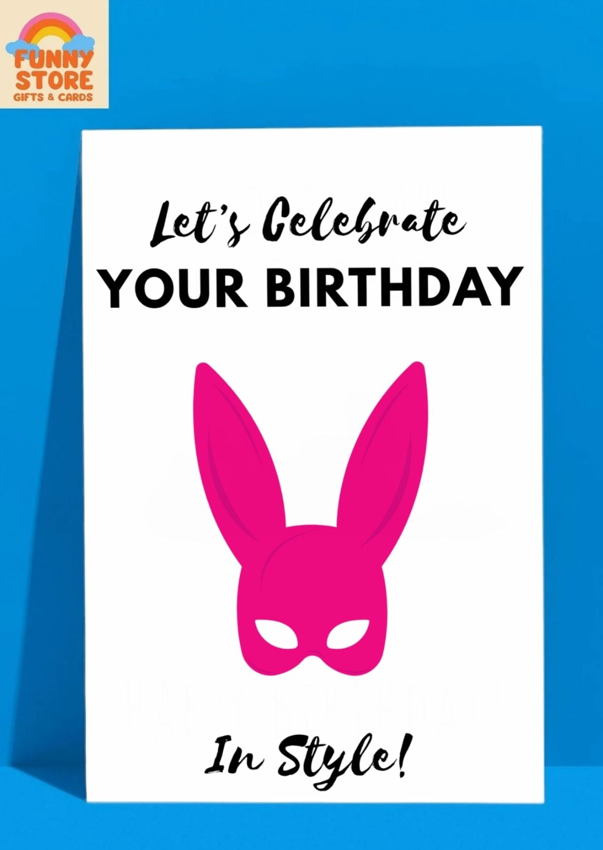 The Hilarious "Mask" Birthday Card Sold by Funny Store